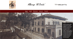 Desktop Screenshot of albergo-alponte.com